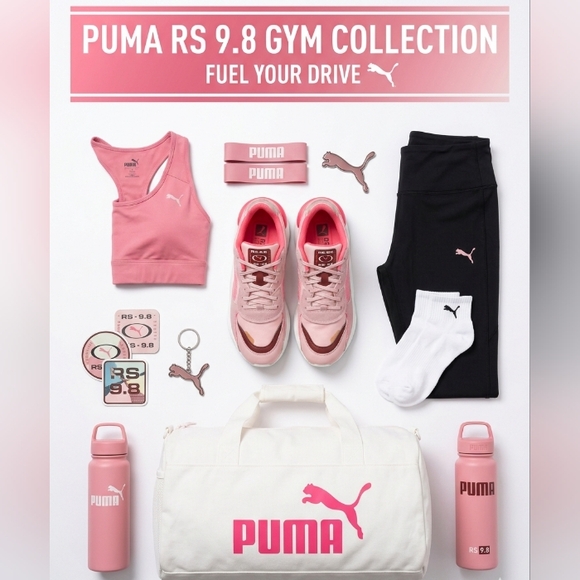 Puma Shoes - Puma RS 9.8 Proto Pink Burgundy Women’s Sneakers 9.5 Sneakers Only